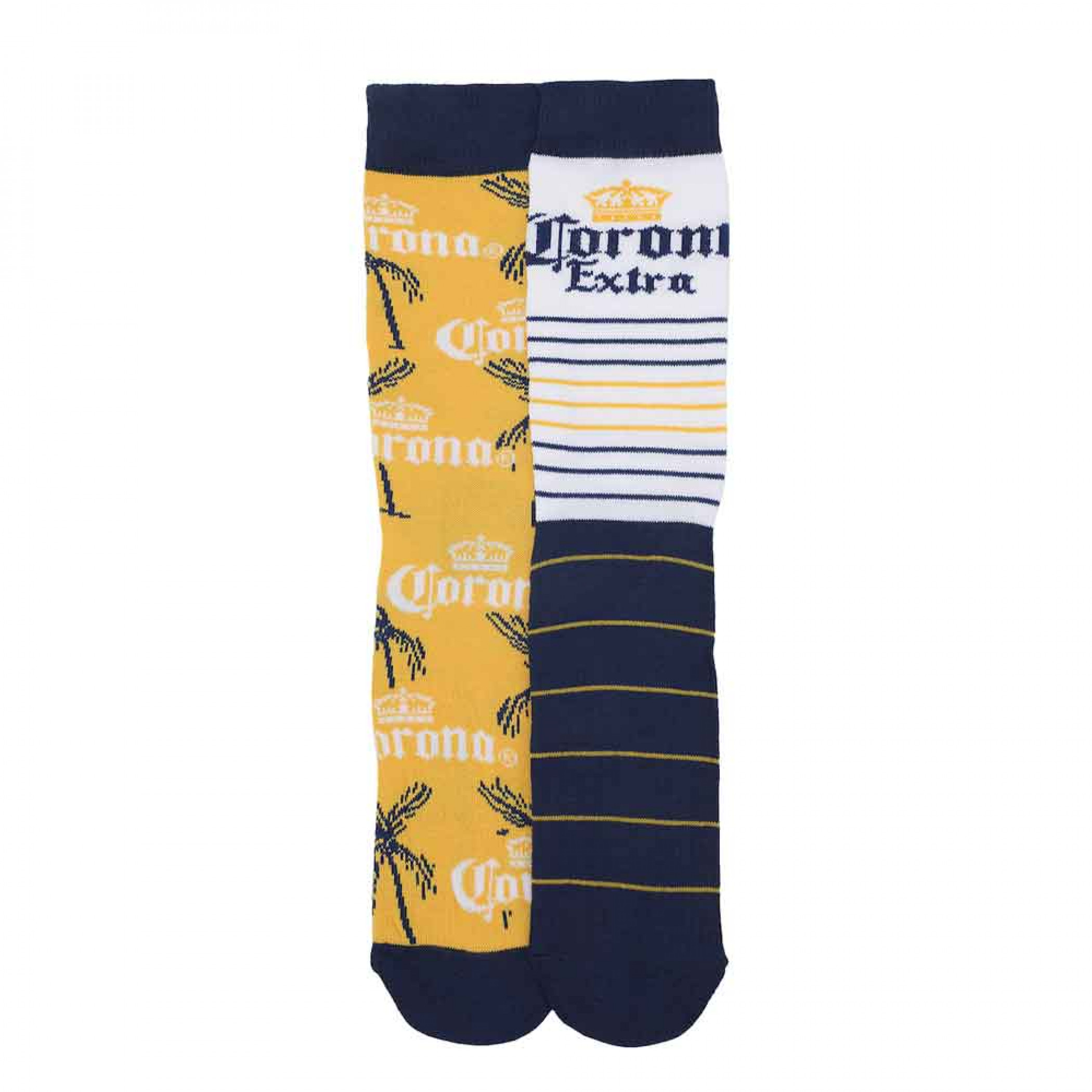 Corona Extra 2-Pairs of Crew Socks in Beer Can Set